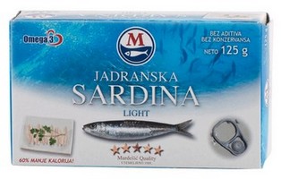 Jadranska sardina light 